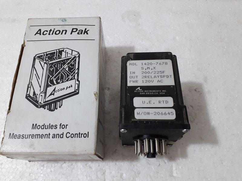 ACTION PAK INSTRUMENTS MDL 1420-7678 S,M,X 200/225F Relay