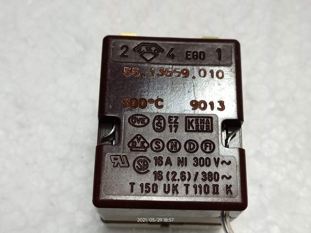 EGO 55.13659.010 Thermostat