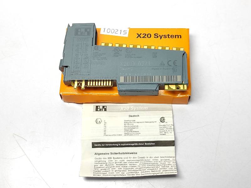 B&R X20 DI 6371 PLC Digital Input Card