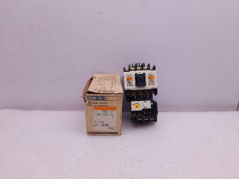 Fuji electric TR-5-1N  THERMAL OVERLOAD RELAY  9-13A, 600V AC MAX 