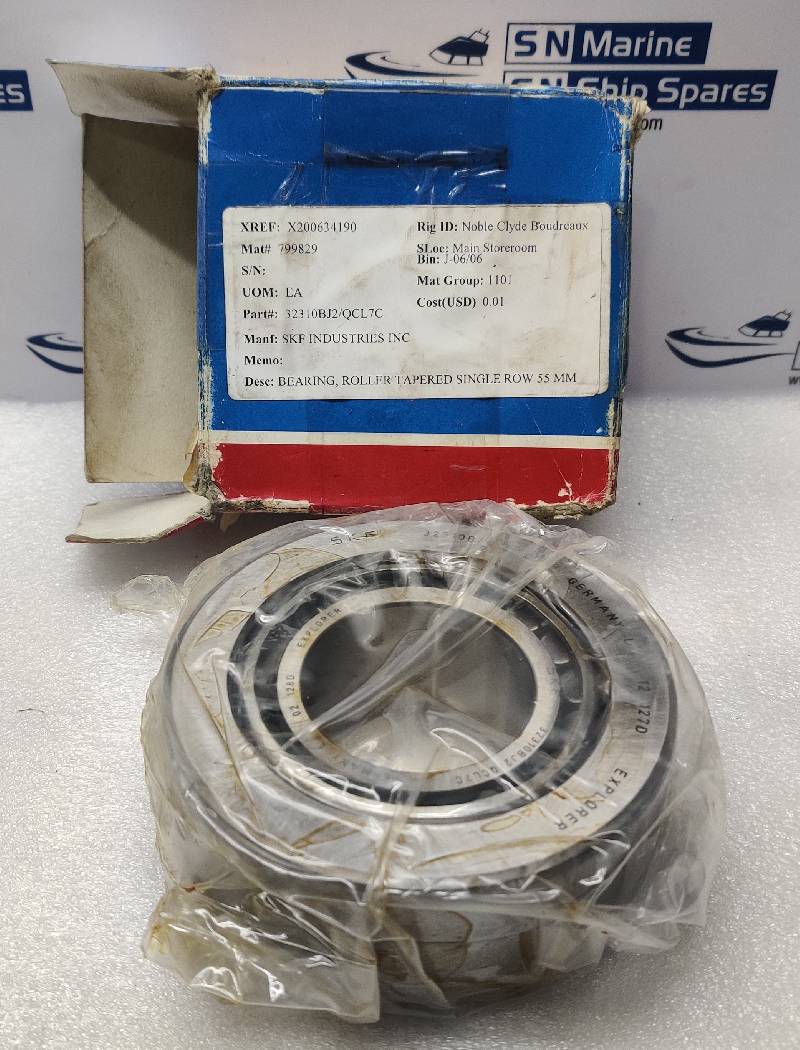 SKF 32310BJ2/QCL7C Single Row Roller Tapered Bearing 55MM