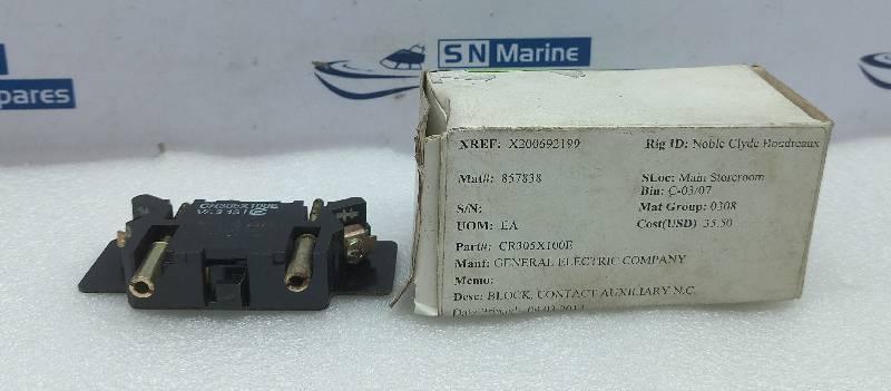 General Electric CR305X100E Auxiliary Contact For Size 0-9 3PCs In Lot