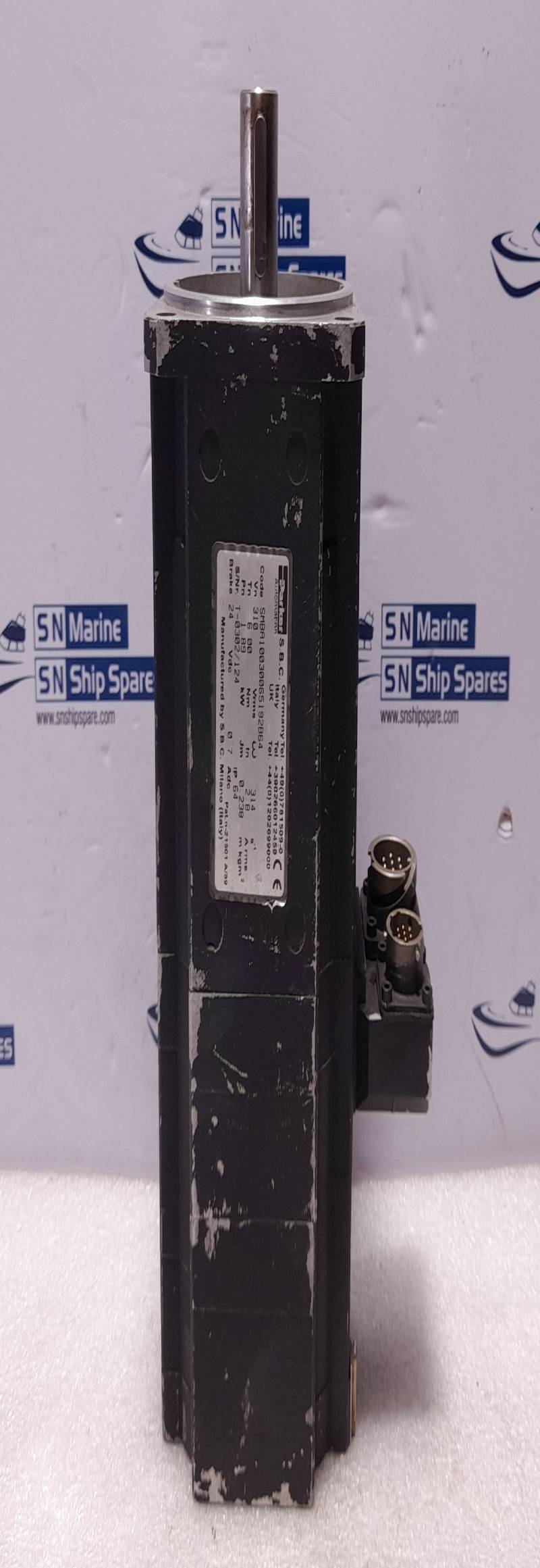 Parker SMBA10030065192B64 Servo Motor Vn 310 Vrms In 2.8 Arms Pn 1.89 kW