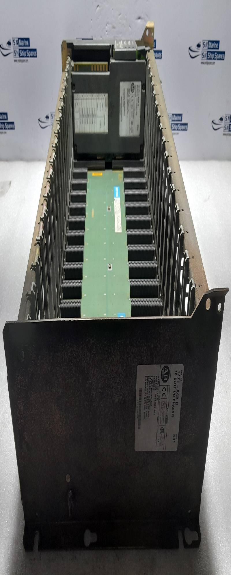 Allen Bradley 1771-ASB Remote I/O Adapter Module With 1771-A4B 16 Slot I/O Chassis