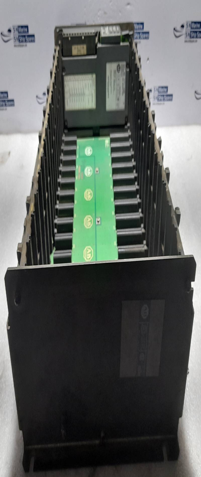 Allen Bradley 1771-A4B 16 Slot I/O Chassis With 1771-ASB E Remote I/O Adapter Module