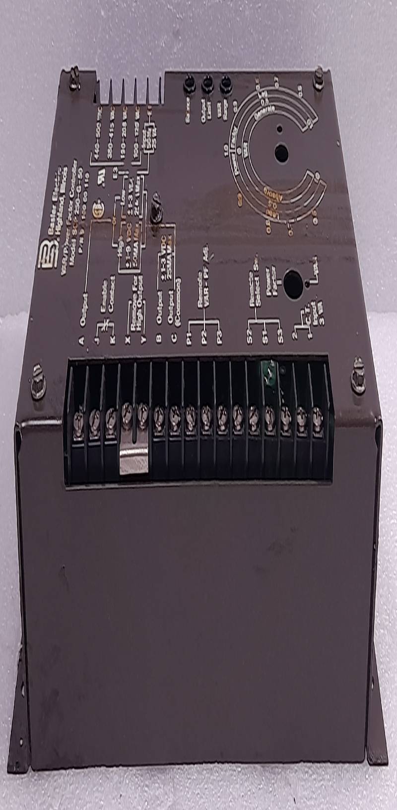 BASLER ELECTRIC SCP 250-G-50 VAR/POWER Factor Controller 9 1100 00 110
