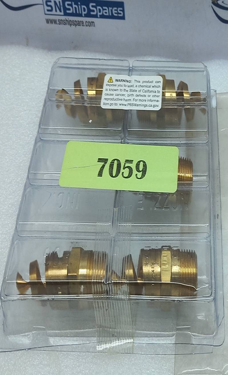 Bete TF24FC Brass Spiral Spray Nozzle 1/2IN MNPT 5PCs In Lot