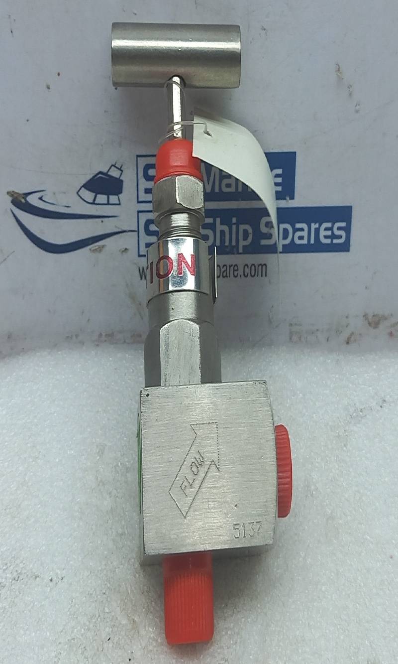MARSH N1372 Manual Stainless Needle Valve ¼” MFA NV SS316 T.Pr.10000Psi