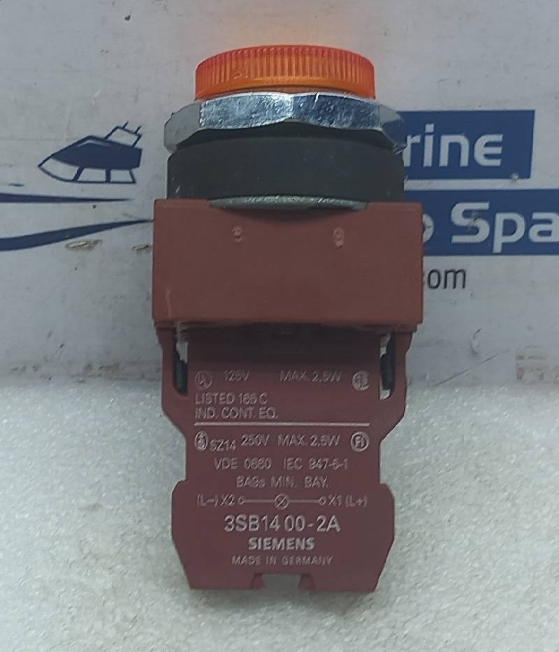 Siemens 3SB1400-2A Indicating Light Amber Varco 915481