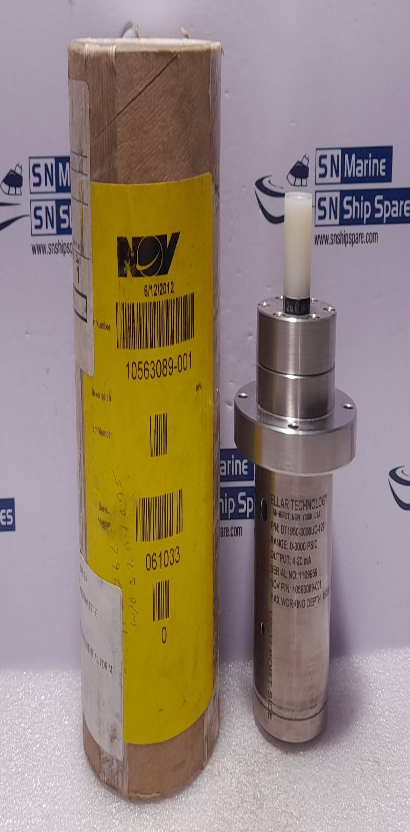 Stellar Technology DT1950-3000UD-127 Pressure Transmitter Range 0-3000 PSID