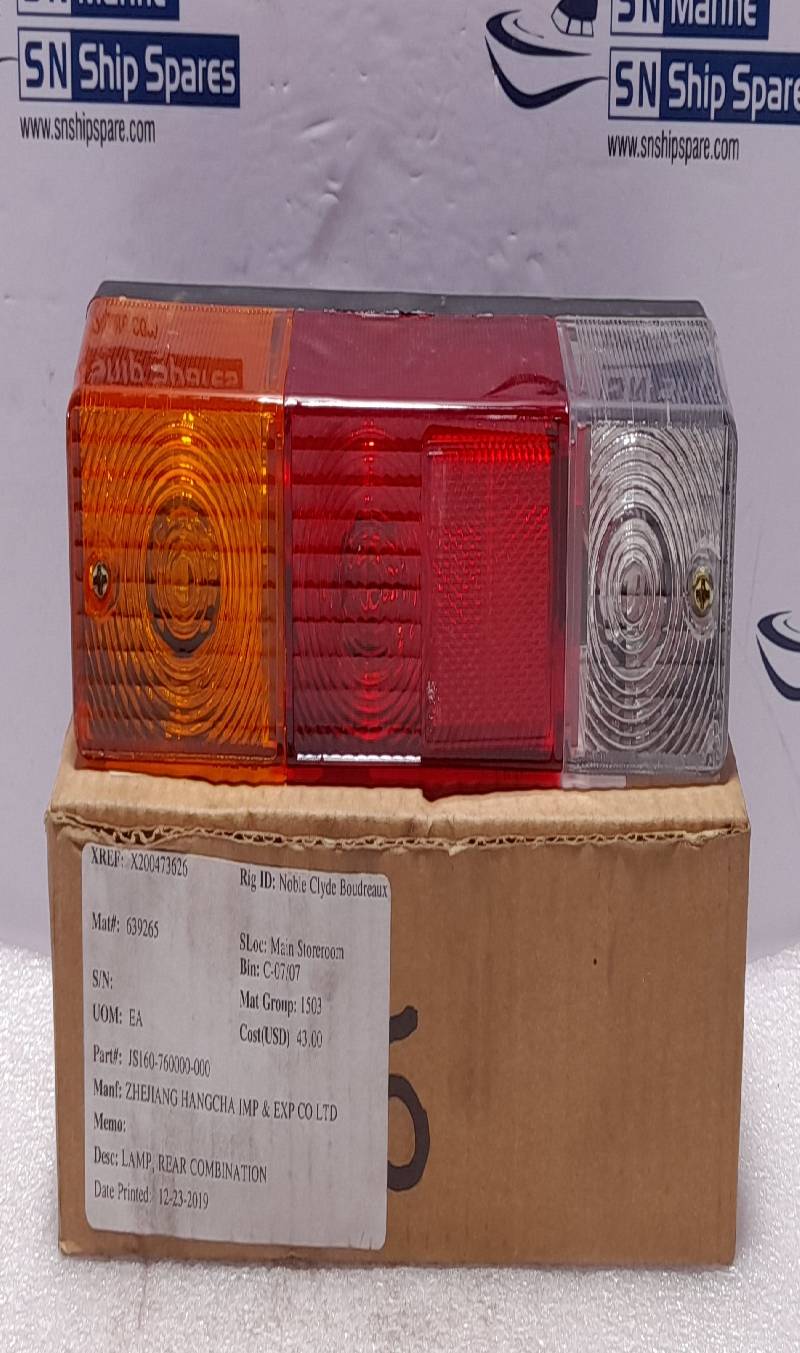 Zhejiang Hangcha JS160-760000-000 Rear Lamp Combination