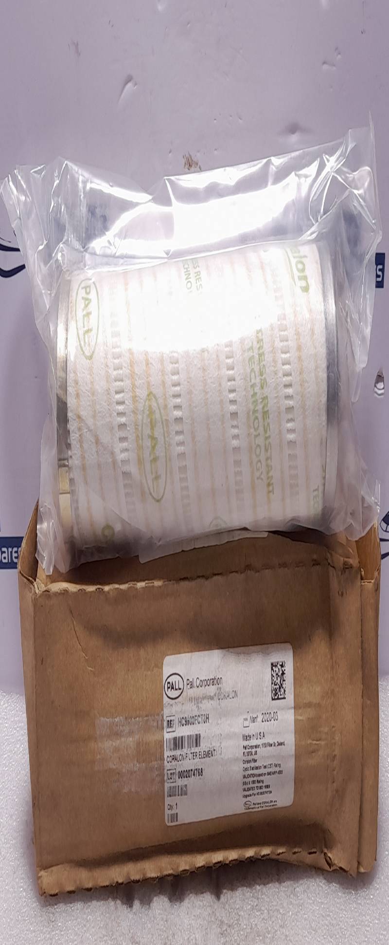 Pall HC9600FCT8H Coralon Filter Element AEC 0520307 NOV 0520307