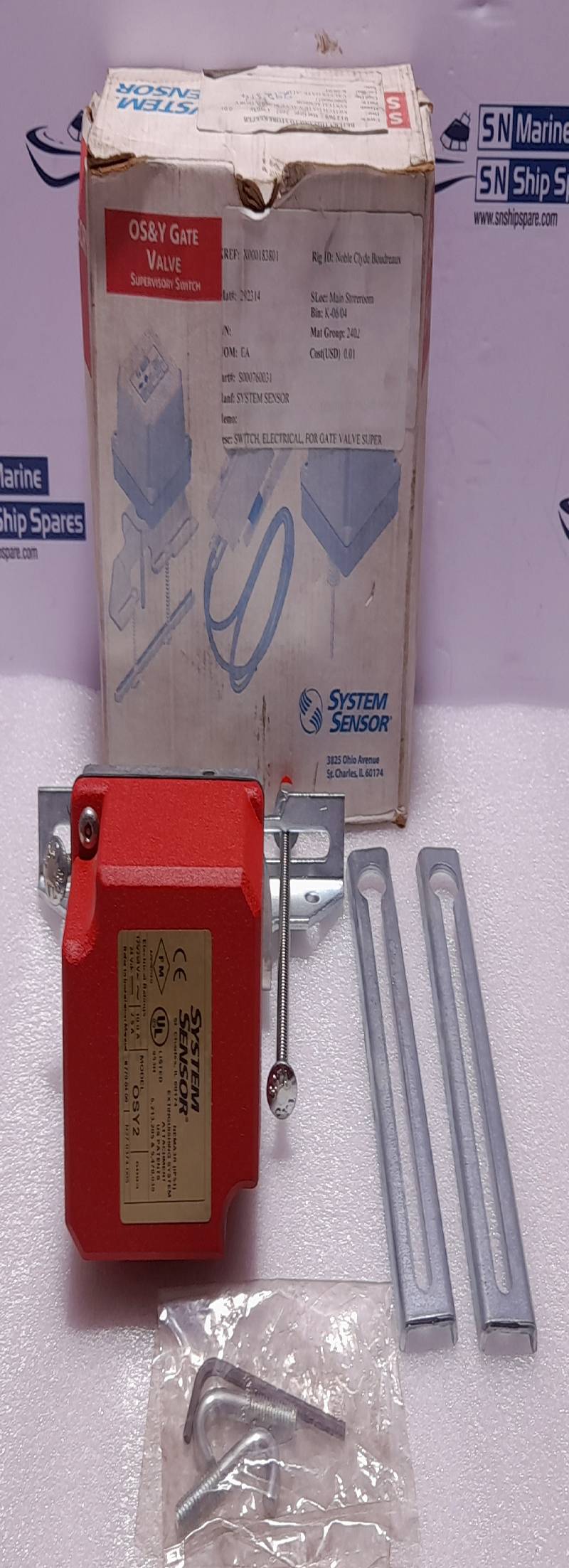 System Sensor OSY2 Supervisory Switch S000760031 Electrical Switch For Gate Valve