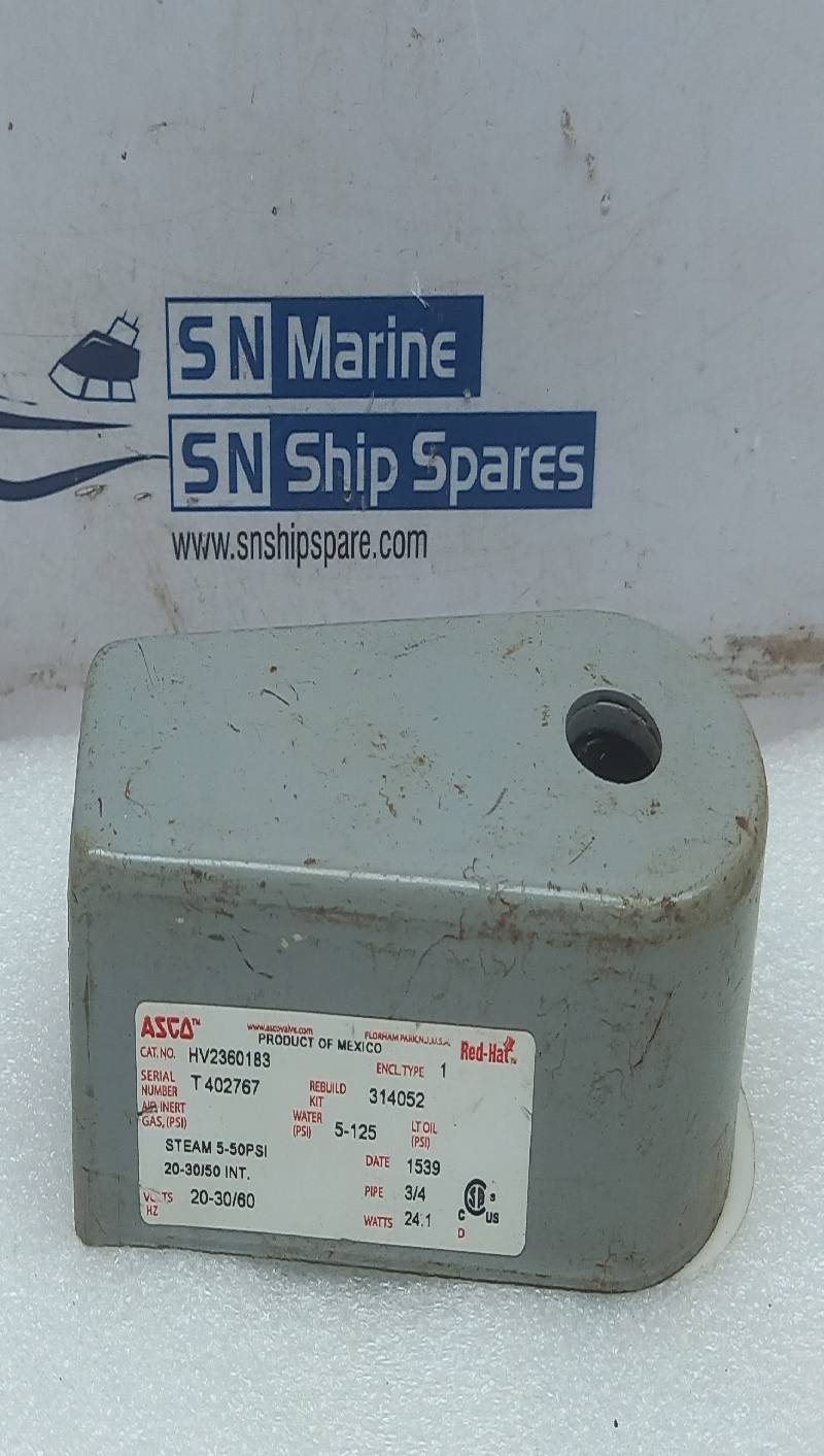 Asco HV2360183 Solenoid Valve 20-30V 50Hz Int