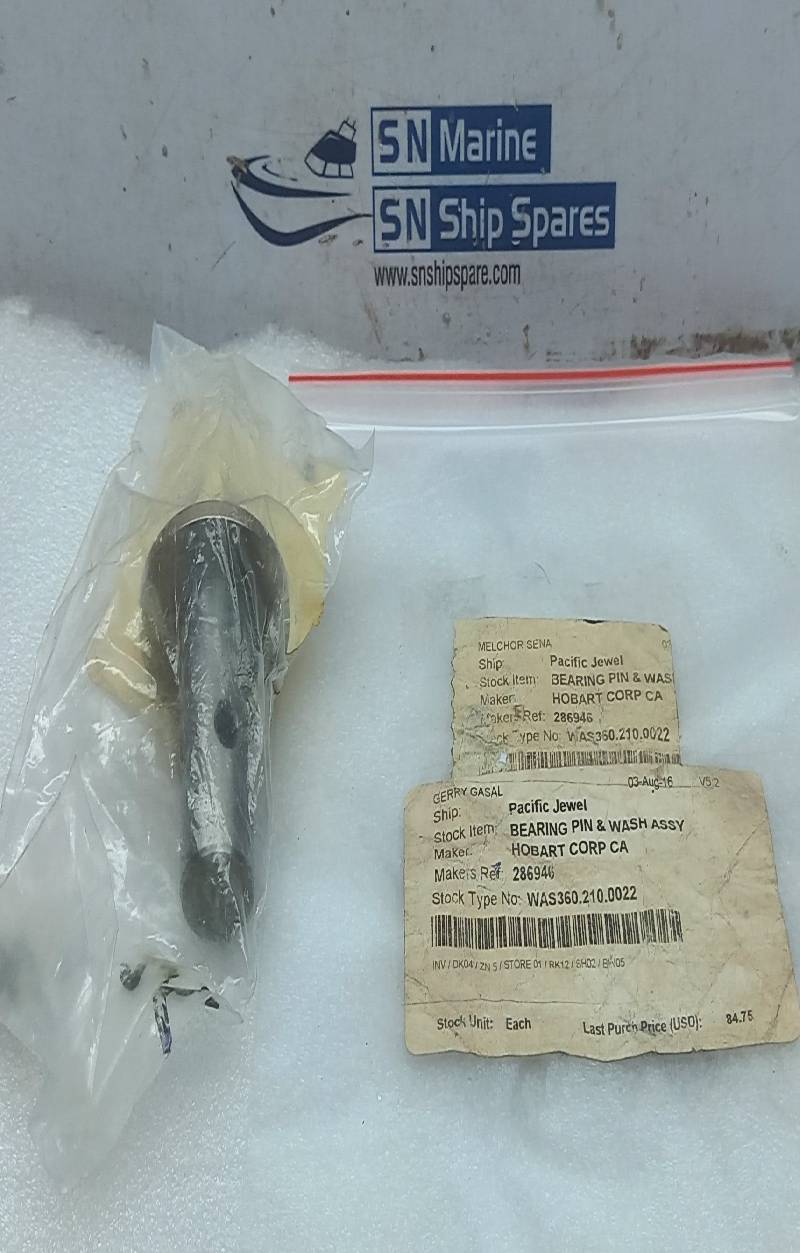 Hobart 00-286946 Bearing Pin & Wash Assy 286946 3 Pcs / Lot