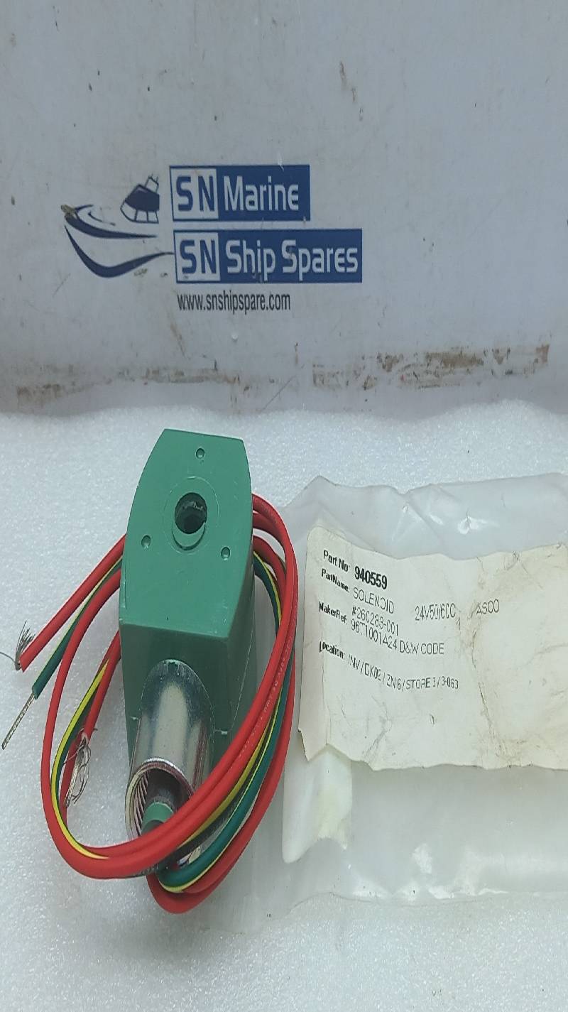 Milnor 96T1001A24 - Solenoid Valve 24V MP-C-080 Asco# 238210-901-D 24/50-60