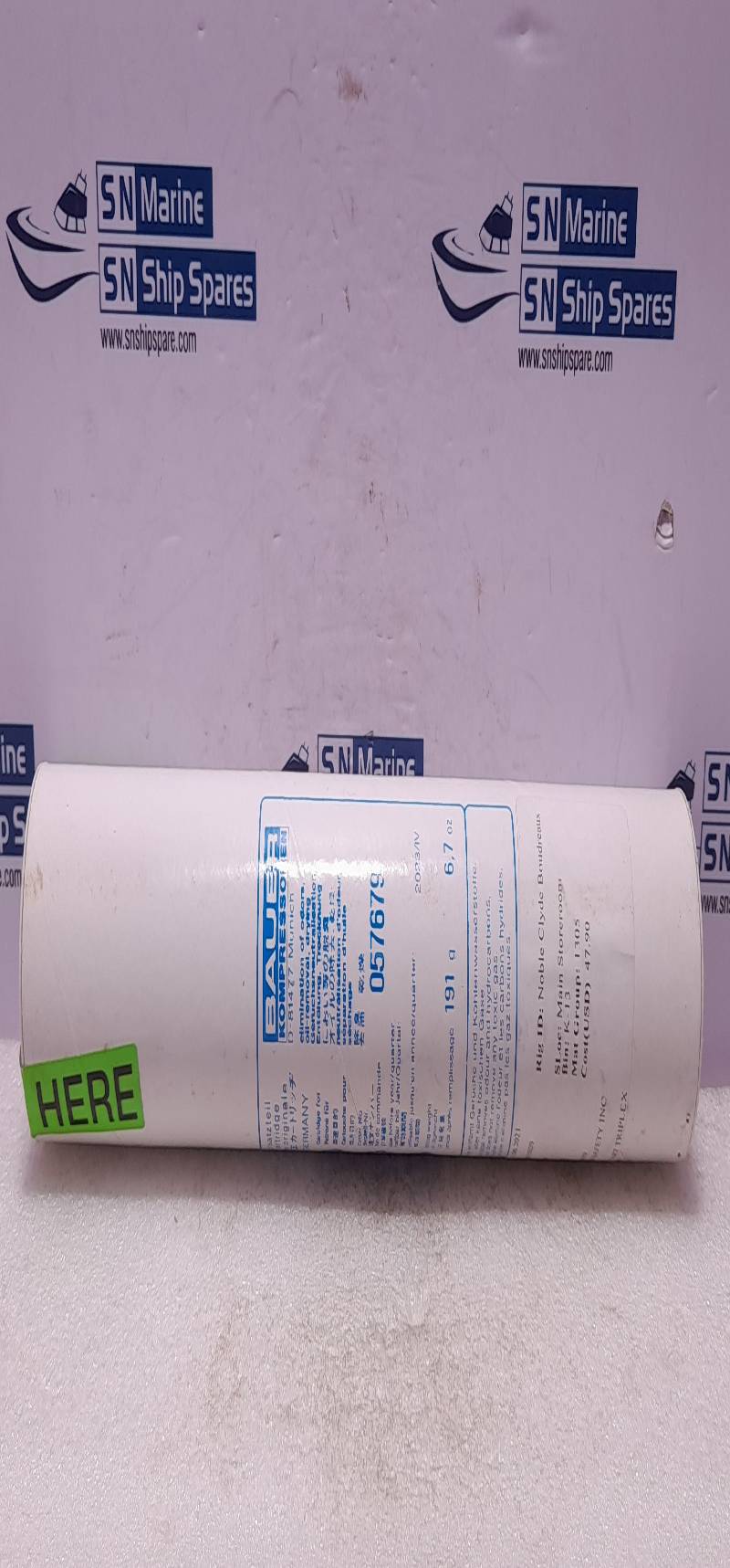 Bauer Kompressoren 0057679 Triplex Filter Cartridge BK0057679