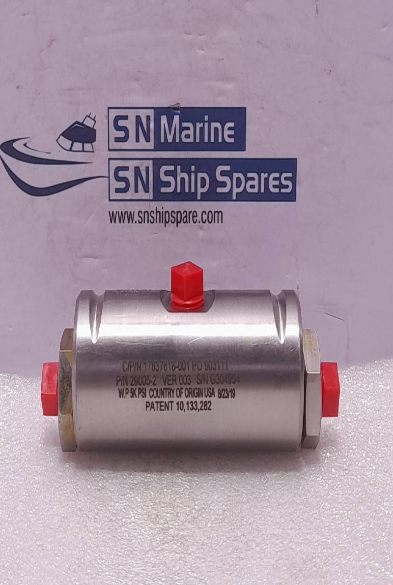 Gilmore 29005-2 Ver 003 ¼” Shuttle Valve Gen 2 NOV 17837618-001 MWP 5K PSI