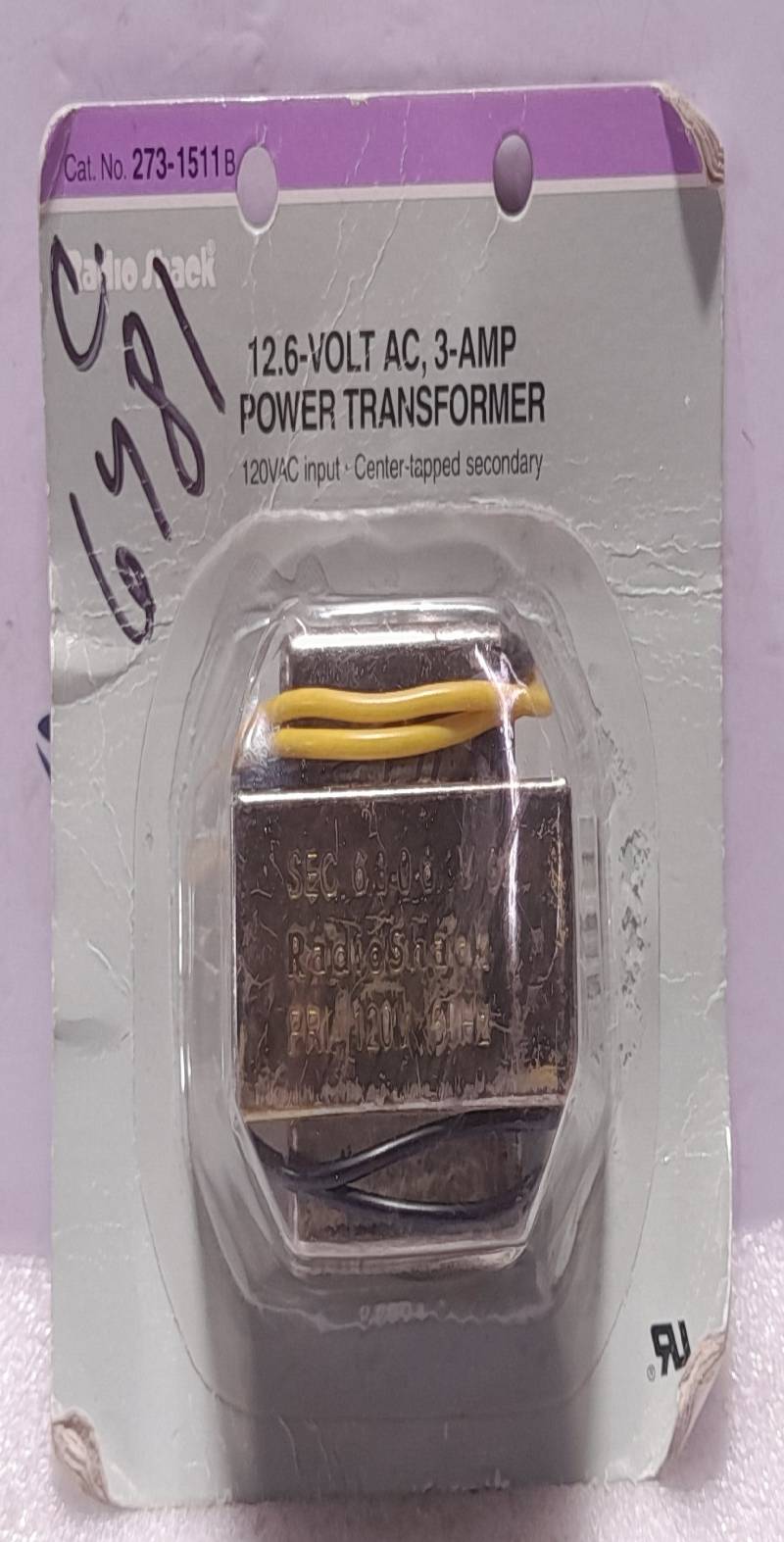 Radio Shack 273-1511B Voltage Transformer 2731511B