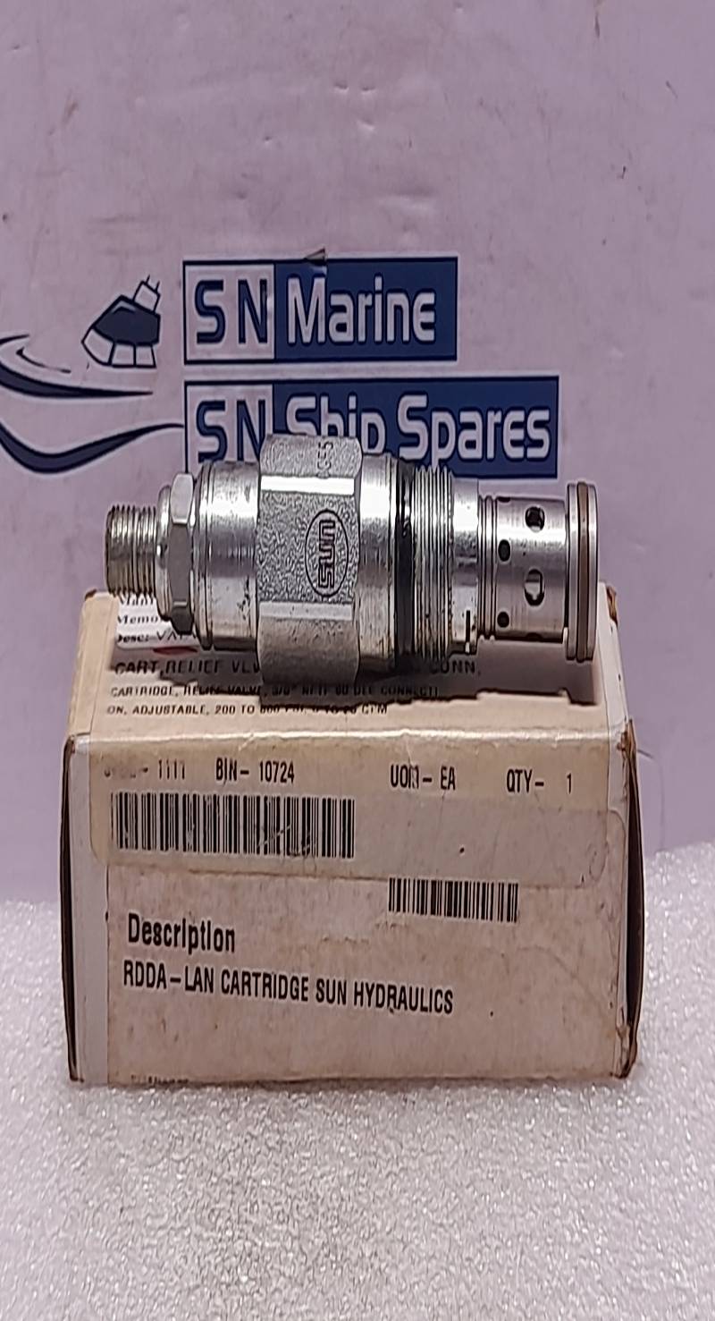 Sun Hydraulics RDDA-LAN Relief Valve Direct Acting 5000 PSI 25