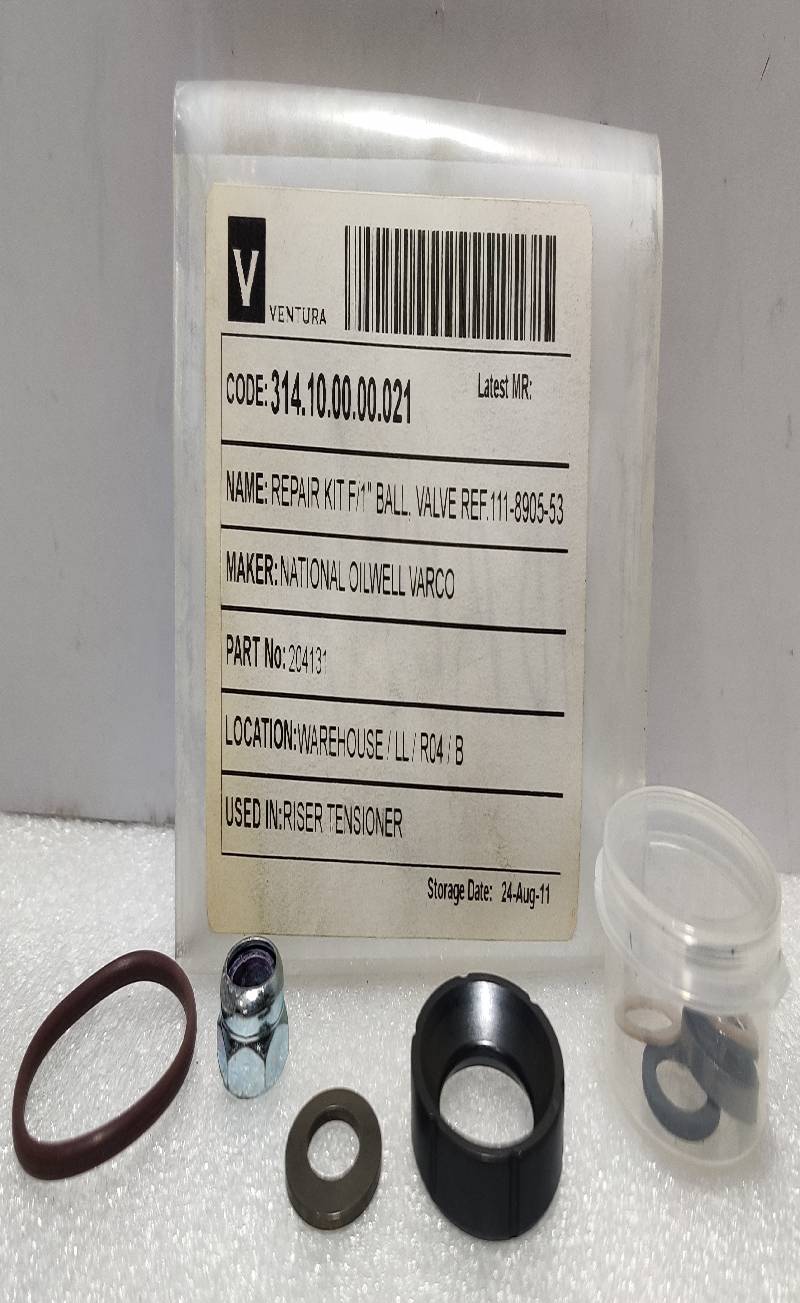 Flowserve Miser Ball Valve Kit 16474 WCAIM2030 New Varco 204131