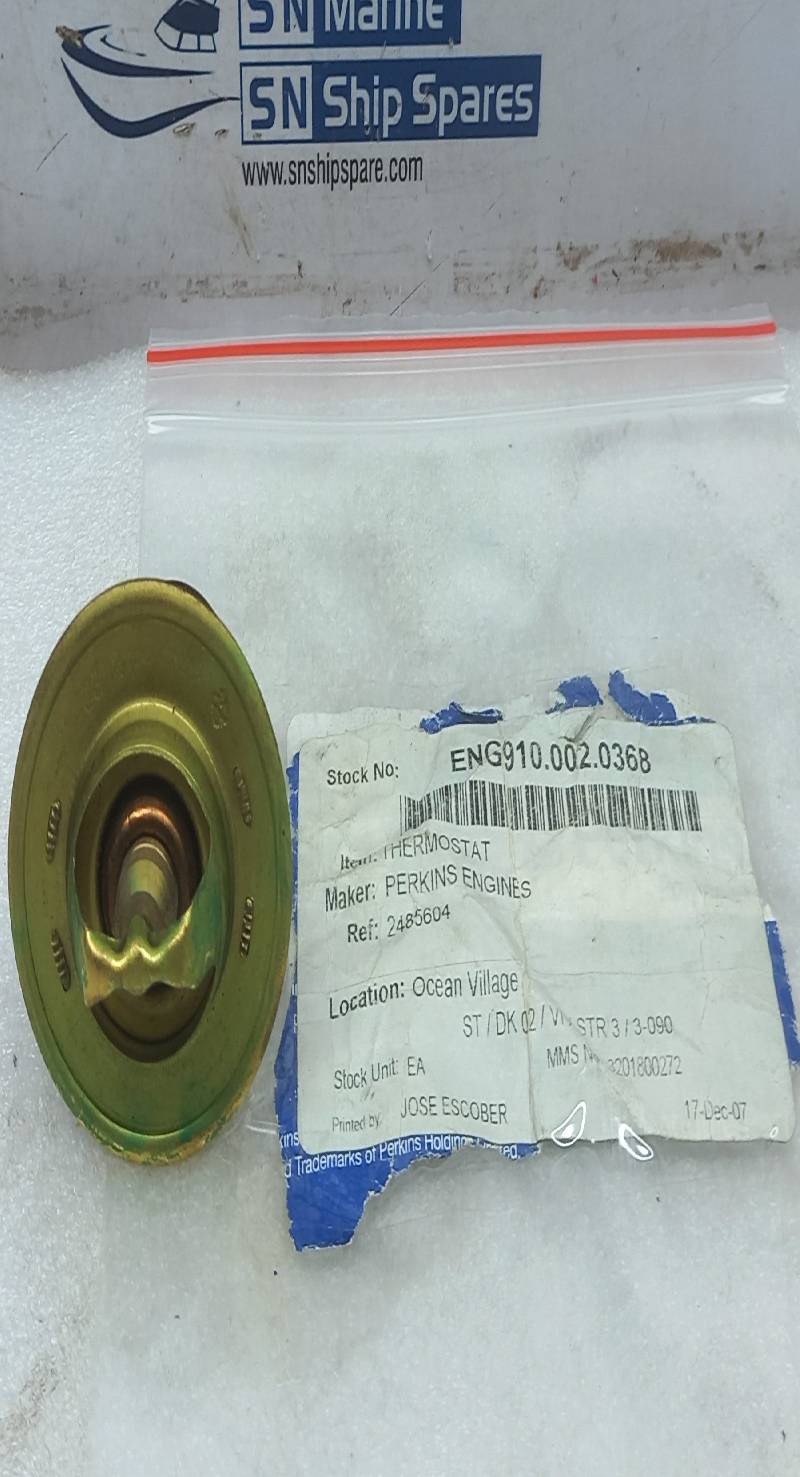 Perkins Engine 2485604 Thermostat