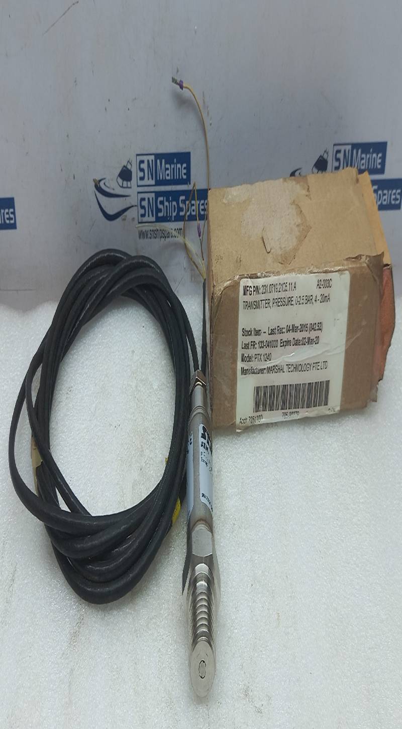 STS ATM 110723 Pressure Transmitter P 0-1bar g Out 4-20mA In 9-33VDC Tcomp -25-8