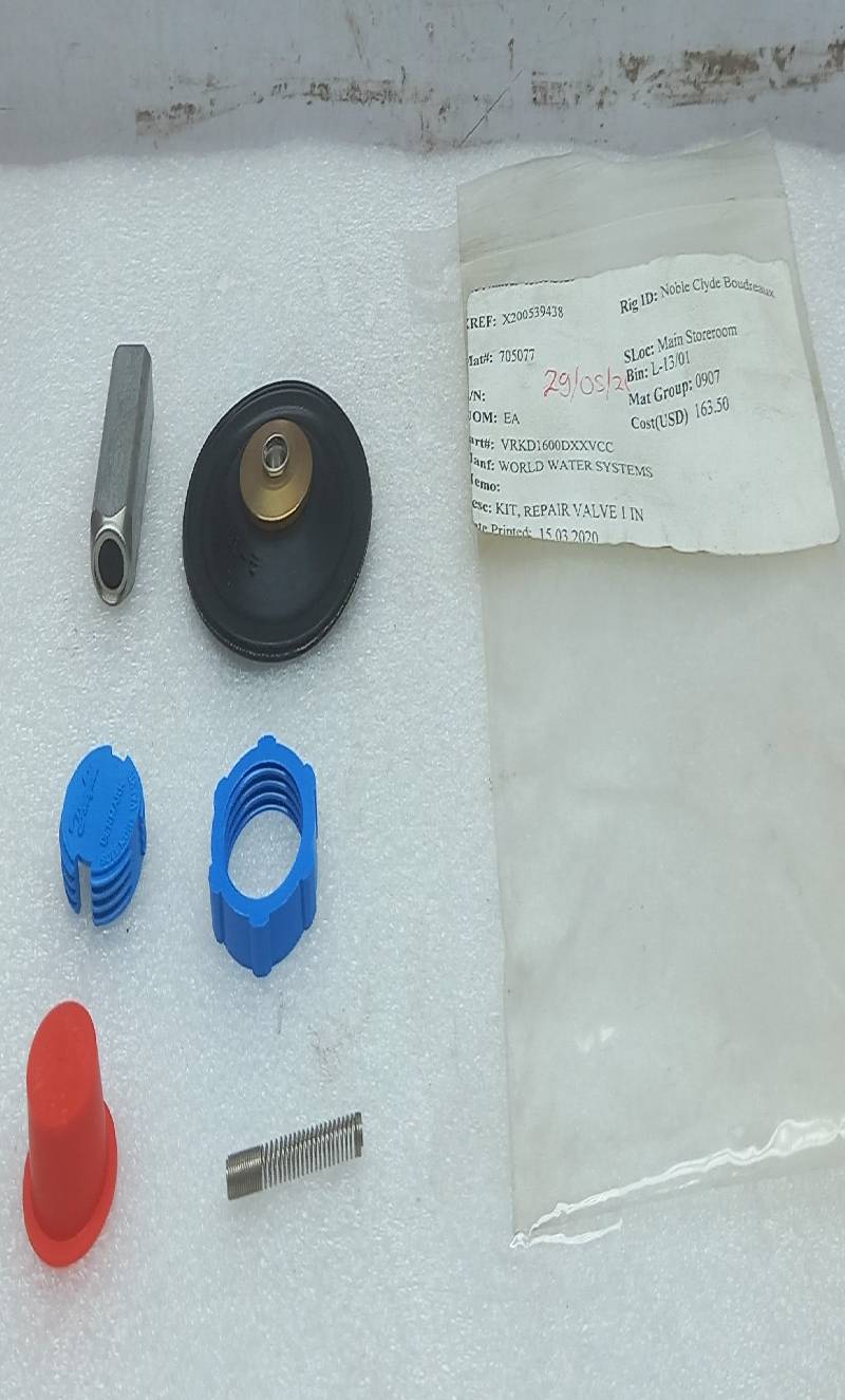 World Water System VRKD1600D Valve Repair Kit 1 IN