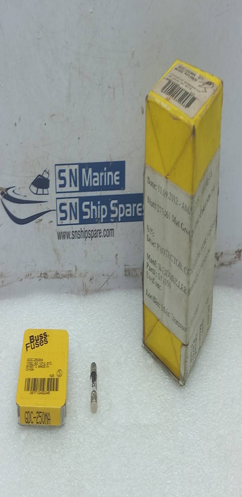 Cooper Bussmann GDC-250MA Circuit Motor Protector Fuses Weidmuller 043050 5PCs In Lot