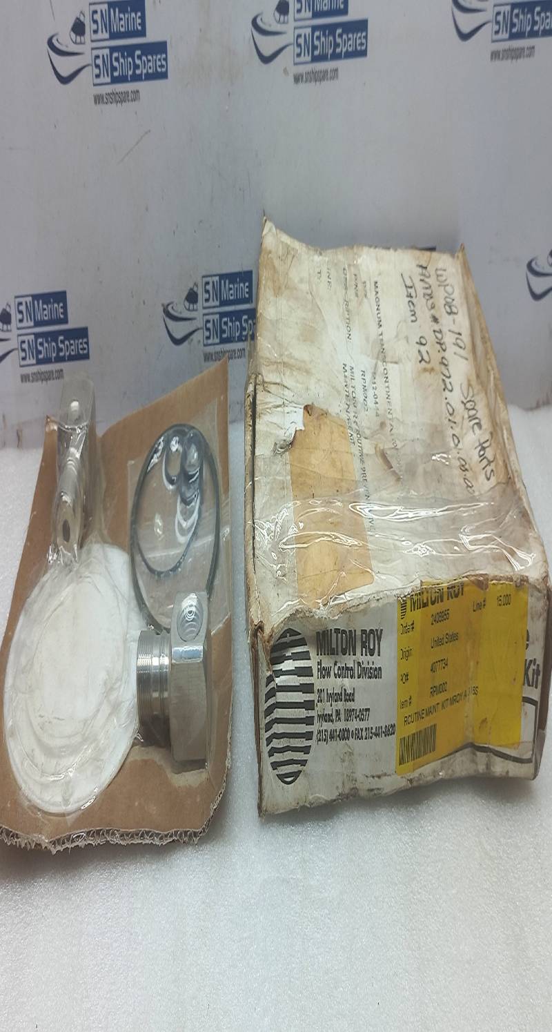 Milton Roy RPM002 Pump Rebuild Repair Kit 4077734