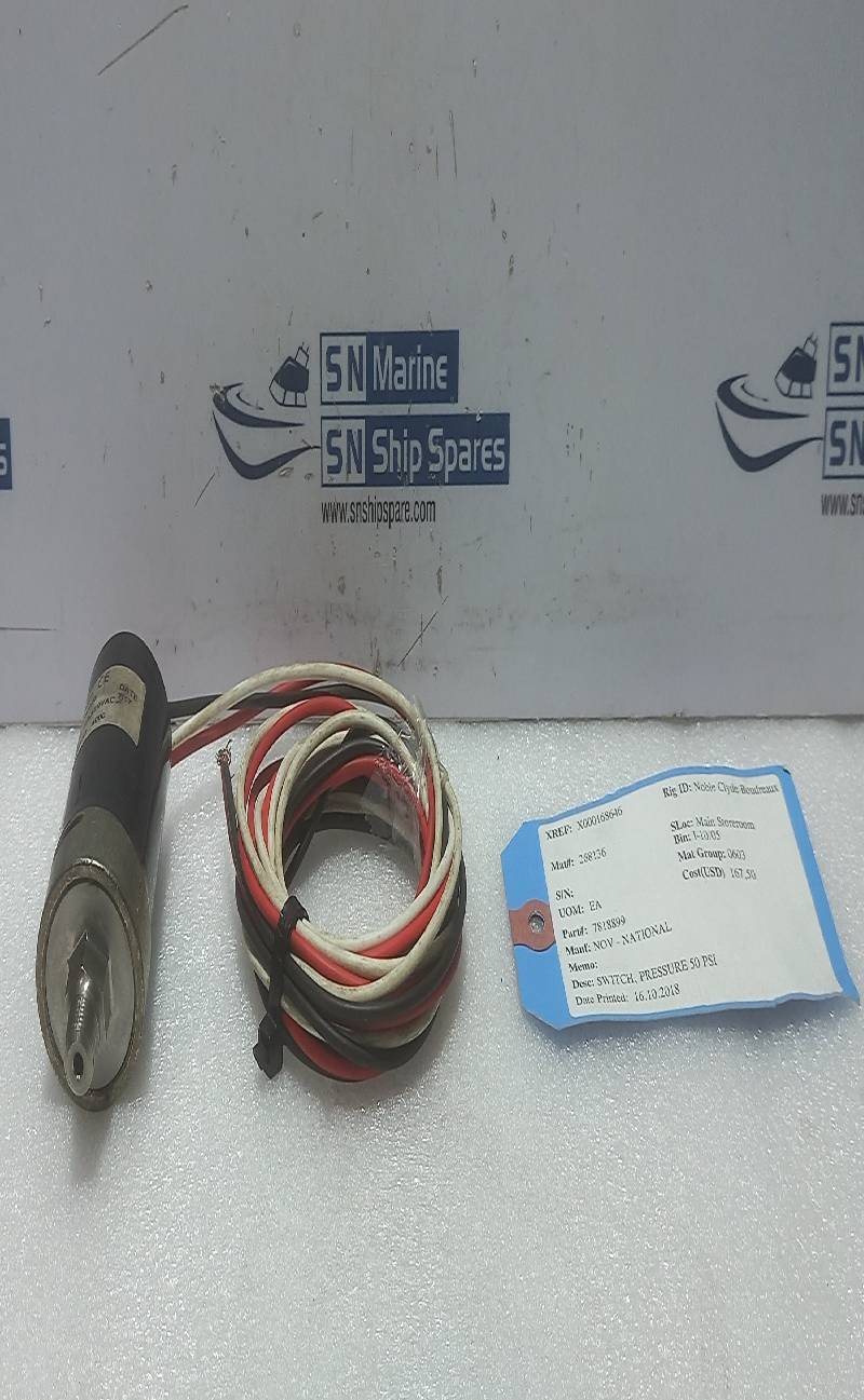 Whitman Controls P95-3-52L72 Pressure Switch Nov-National 7818900