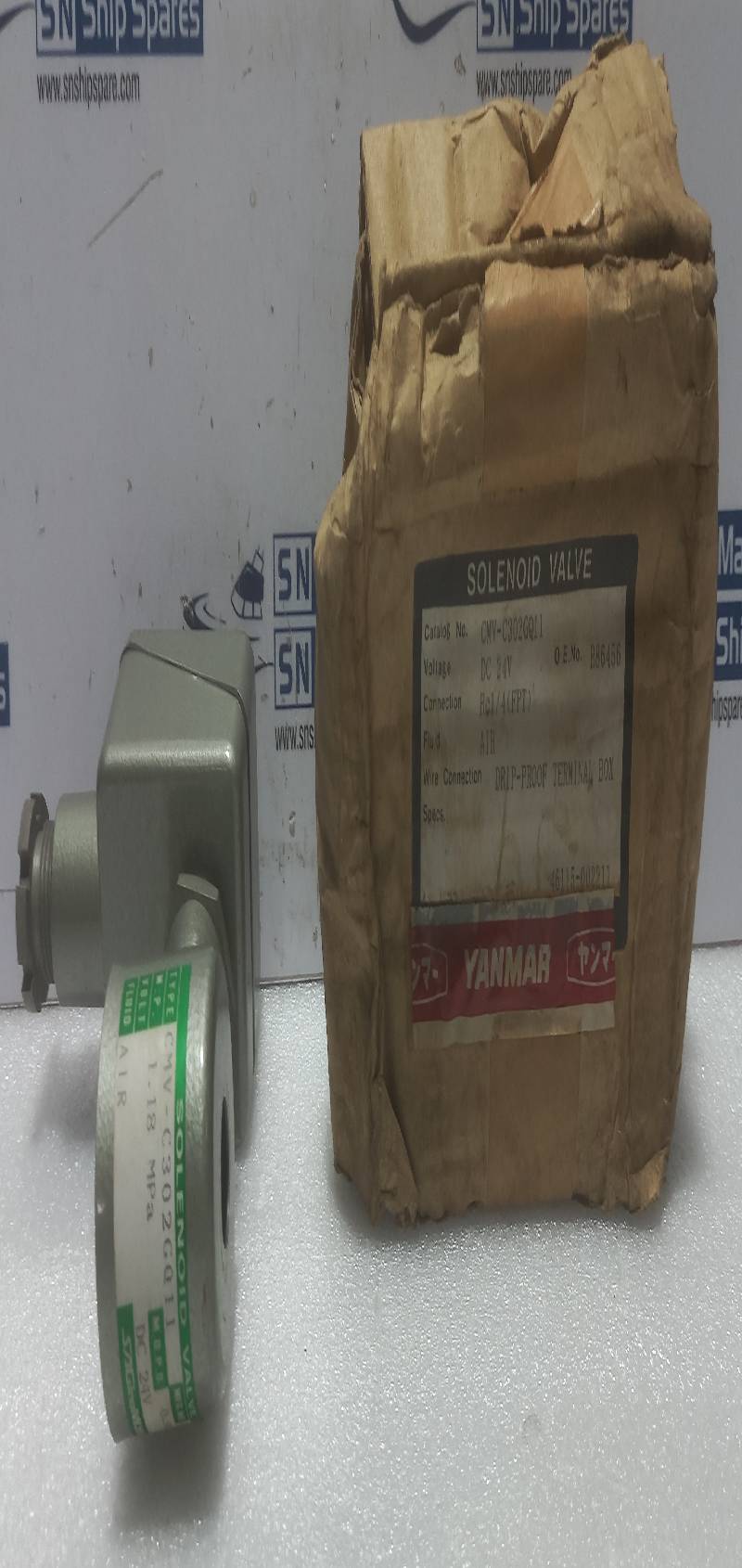 Saginomiya CMV-C302GQ11 Solenoid Valve DC24V Rc1/4(FPT)