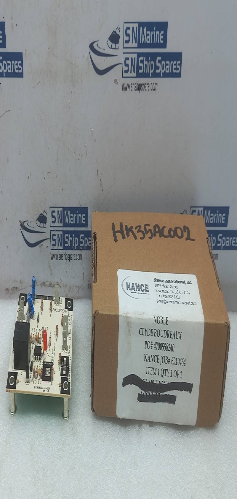 Carrier HK35AC002 Relay Phase Monitor Control Board CEPL130444-01