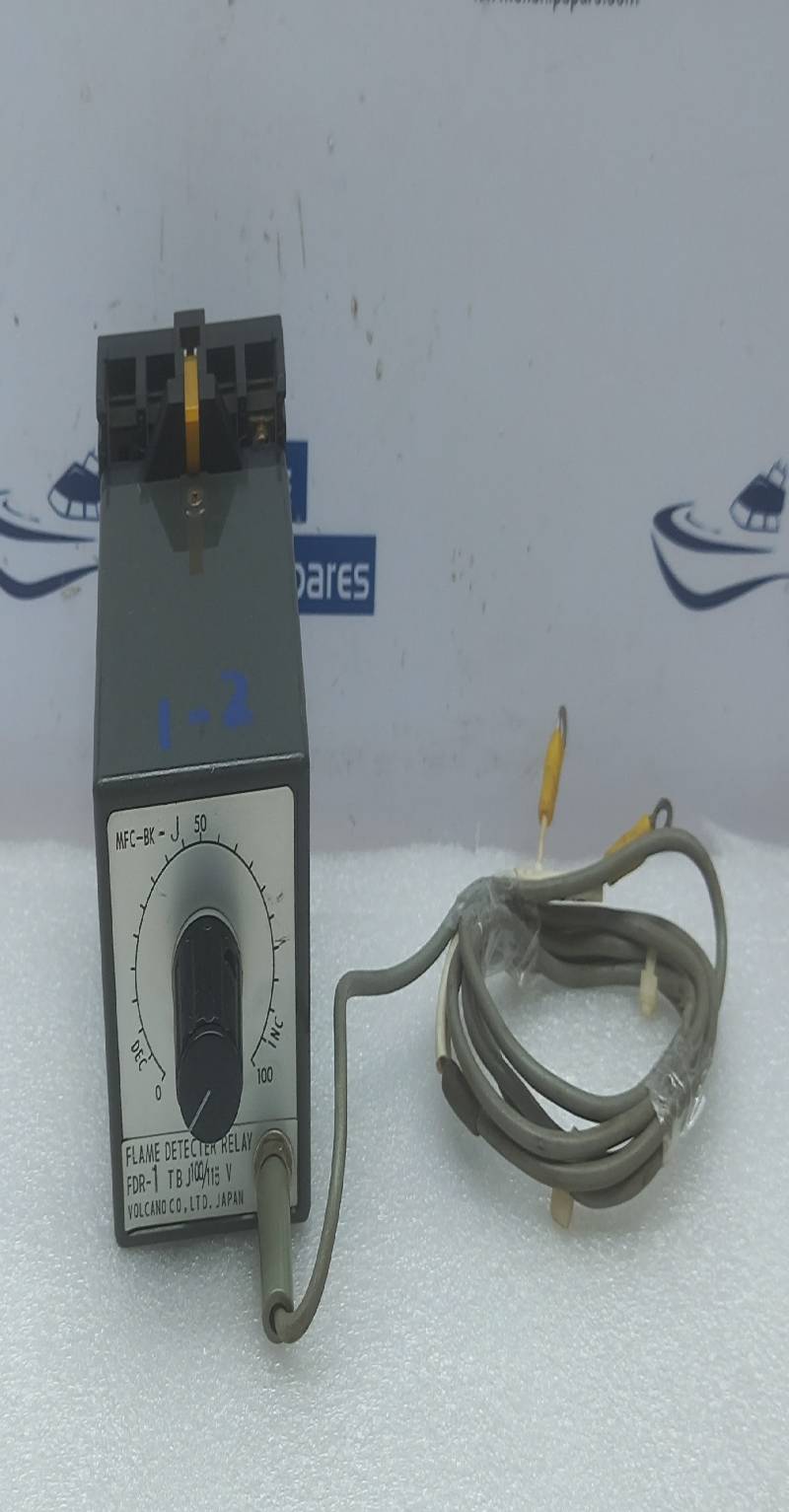 Volcano FDR-1TBJ Flame Detector Relay 100/115V MFC-BK-J 8Pin
