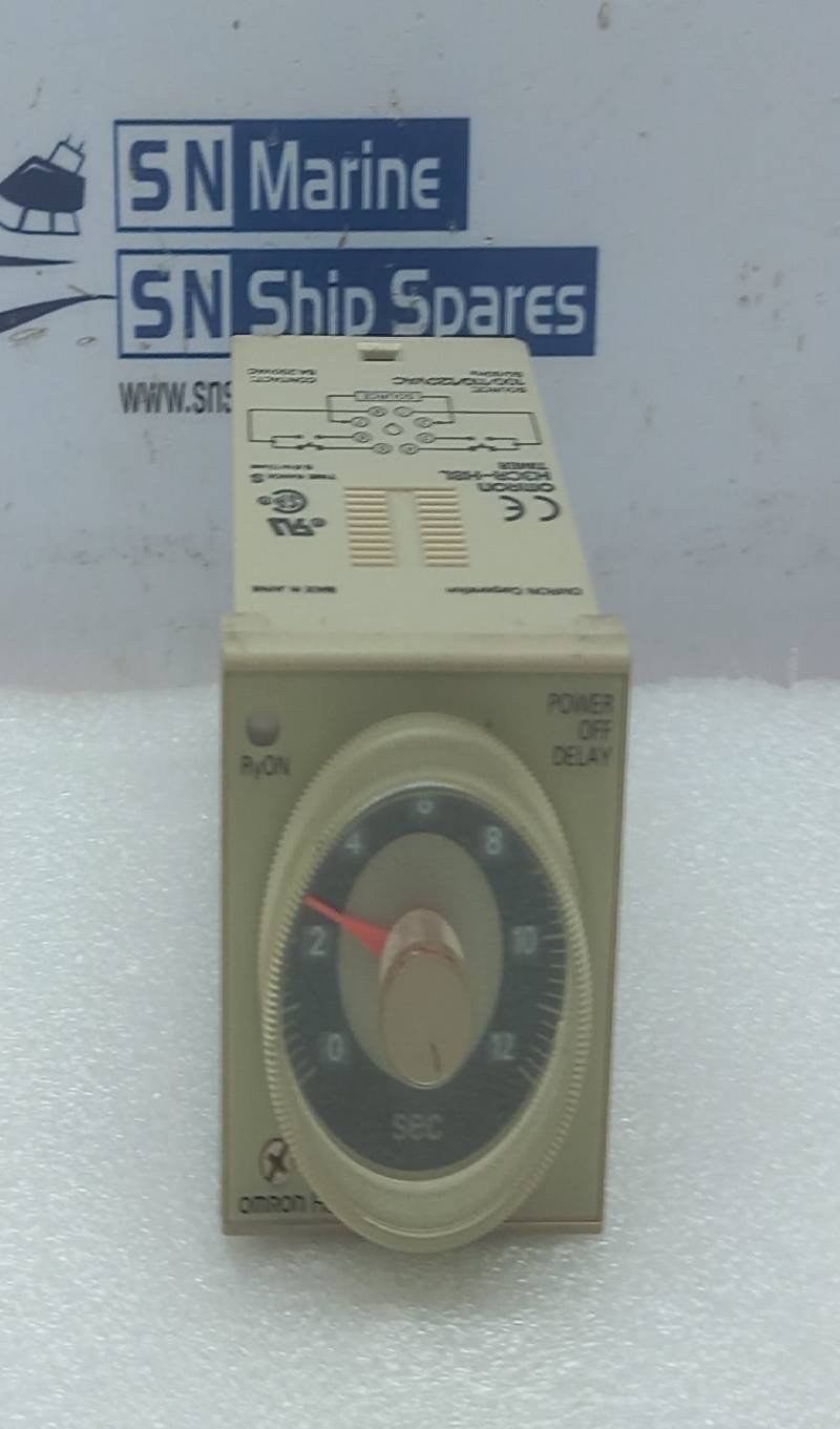Omron H3CR-H8L Timer power Off Delay 0.6/1.2/6/12s 100/110/120VAC 0.05s to 12s