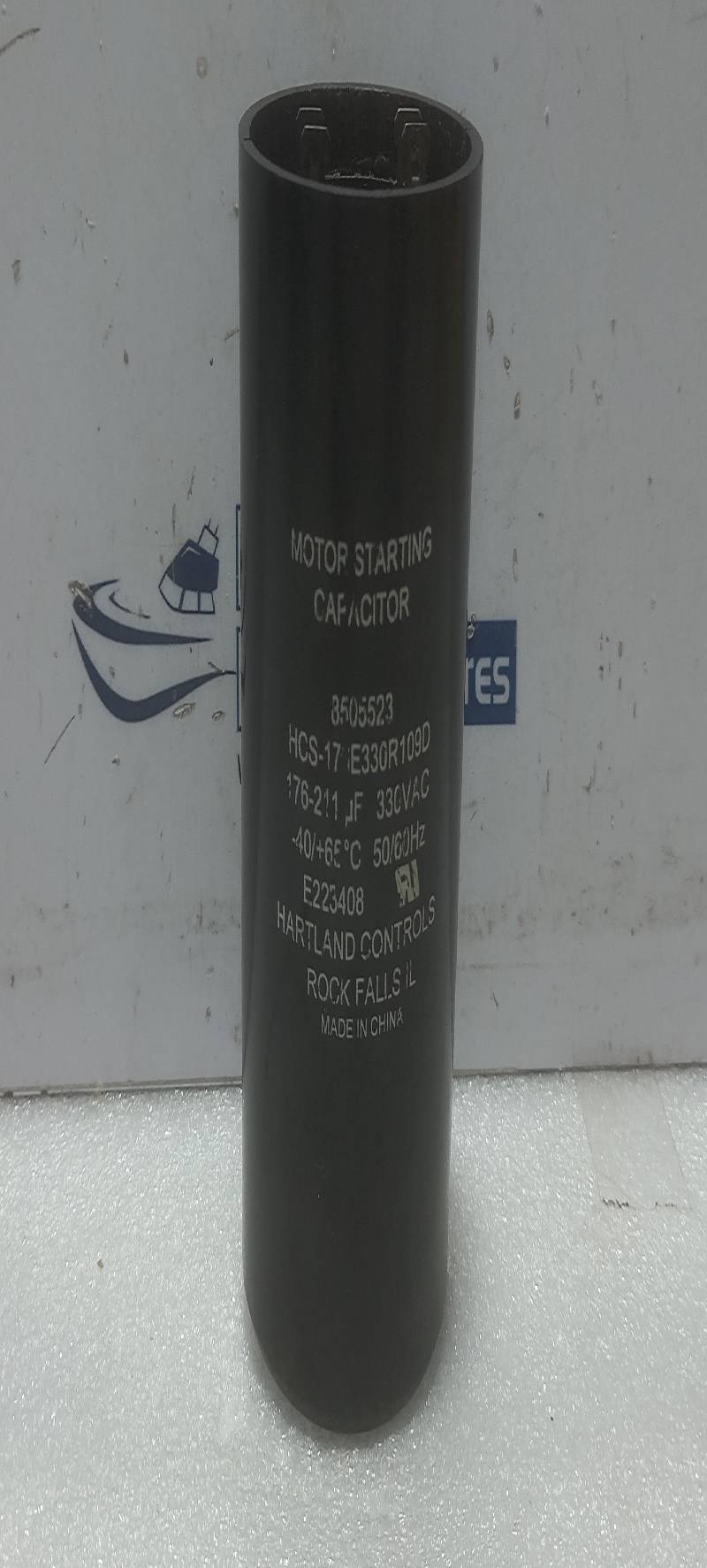 Hartland Controls 8505523 Motor Starting Capacitor 176-211µF 330VAC 50/60Hz