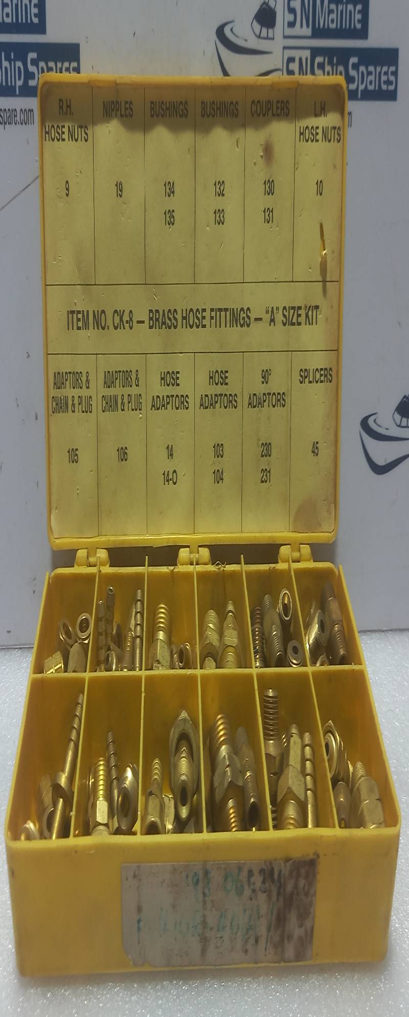 Western Gas Control Technology CK-8 Brass Hose Fittings “A” Size Kit