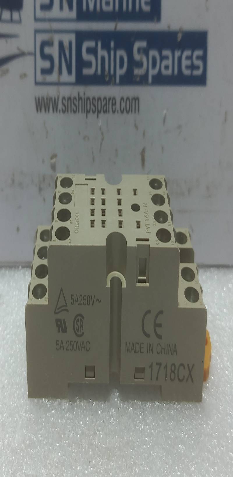 Omron PYF14A-N Relay Socket Base 5A 250VAC 1718CX 2PCs In Lot