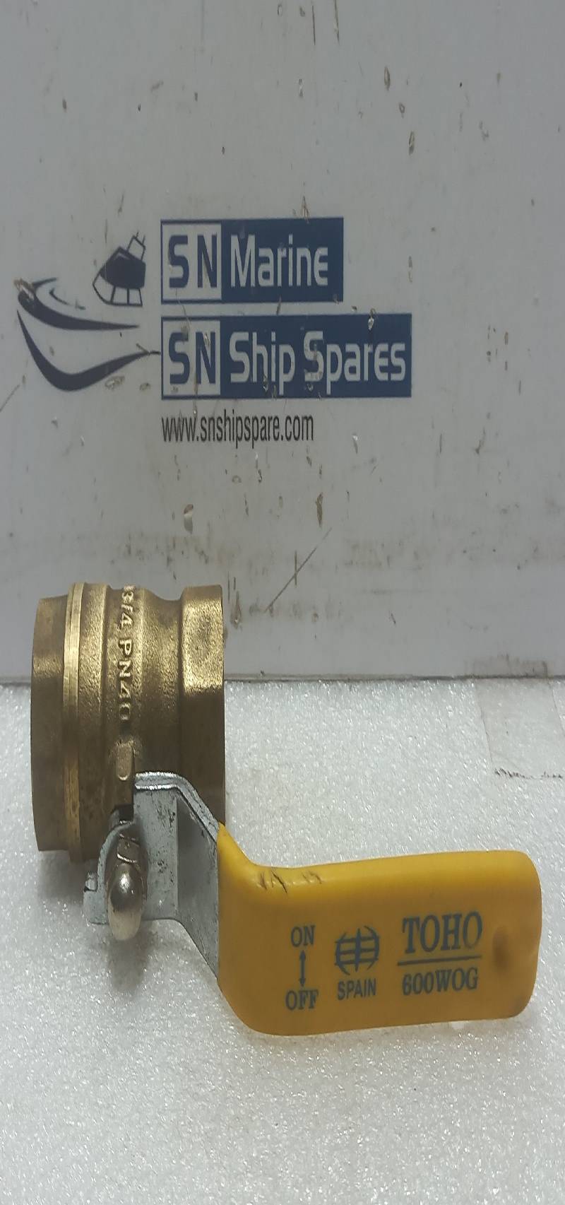 TOHO 600WOG Thread Brass Ball Valve DN20 ¾ PN40