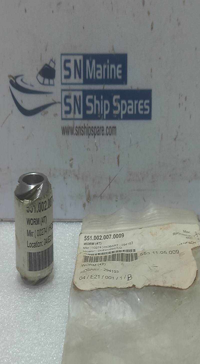 Hobart 294193 Worm 4T 3PCs In Lot