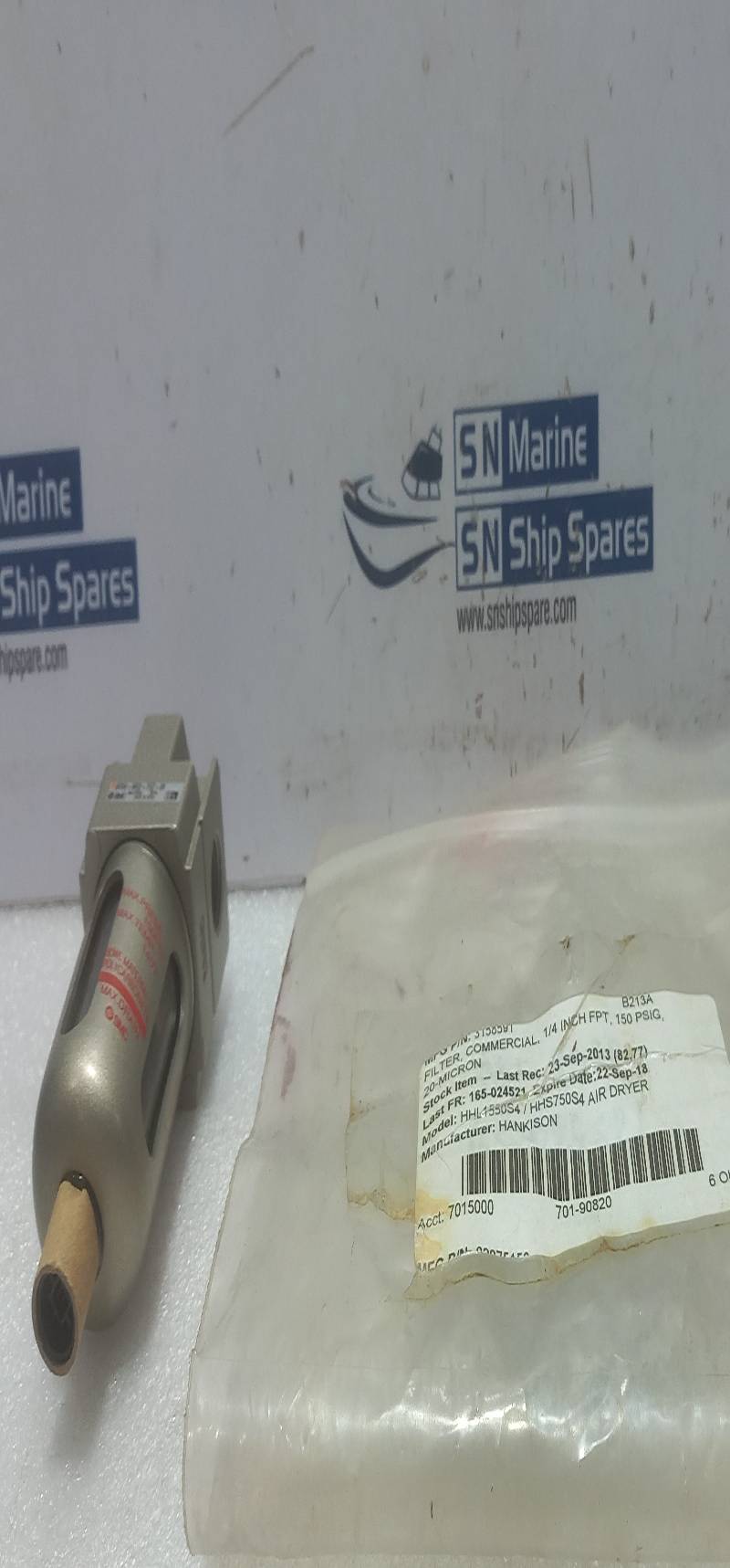 SMC AF20-N02-7CZ-20 Commercial Filter 1/4Inch FPT, 150Psig