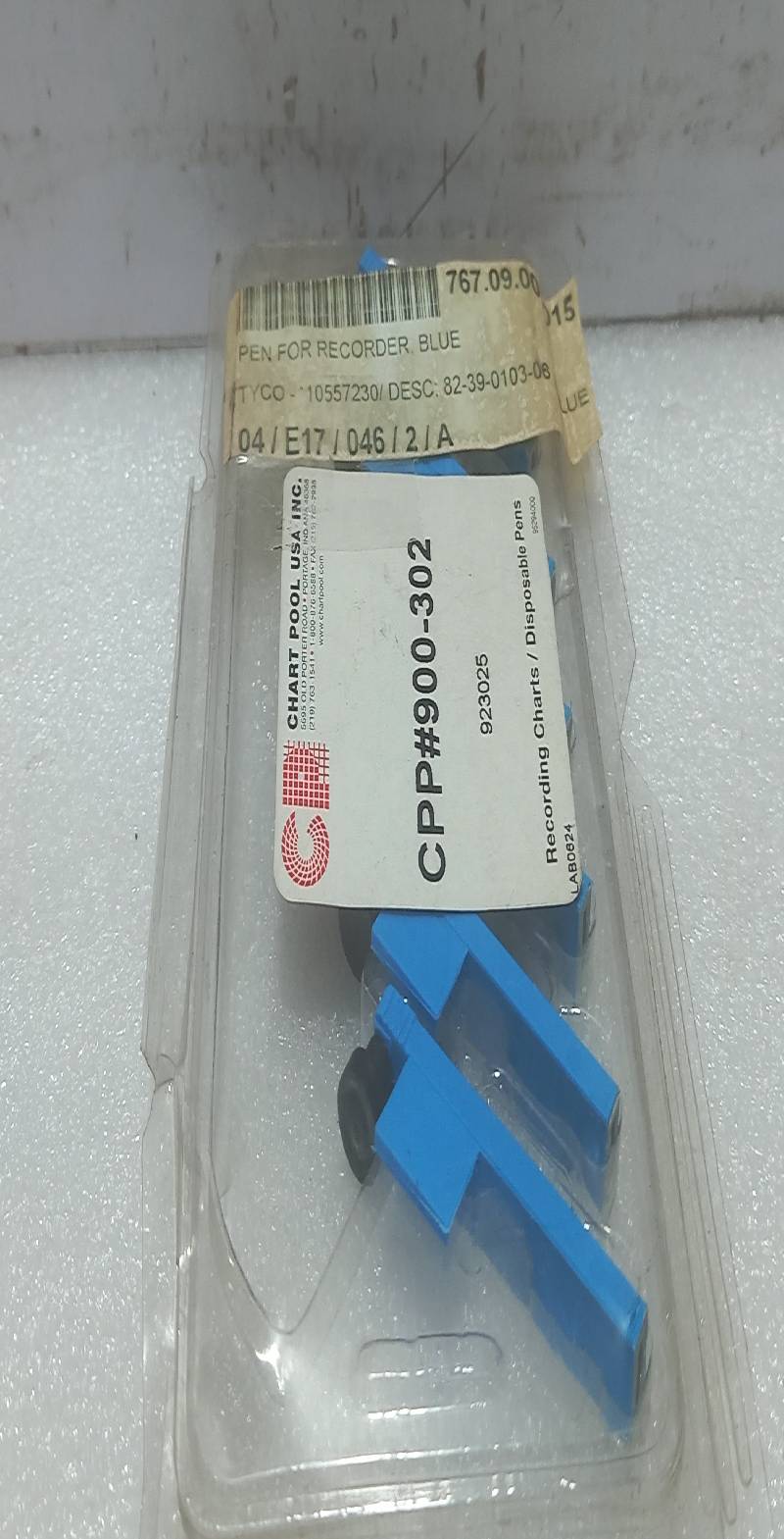 Chart Pool CPP#900-302 Chart Recording Disposable Pen (Blue) 6PCs In Lot