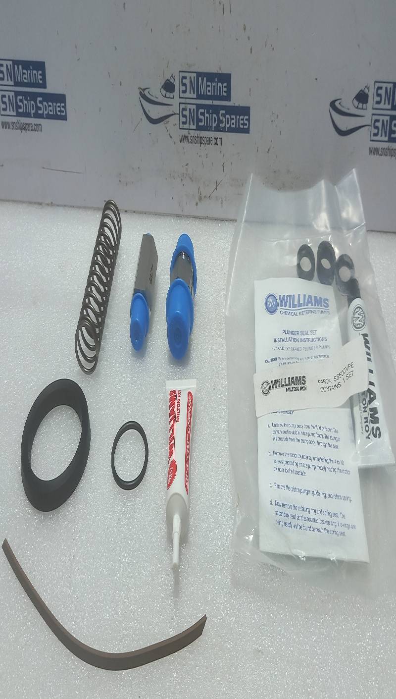 WILLIAMS Milton Roy SS500VPE Plunger Seal Kit