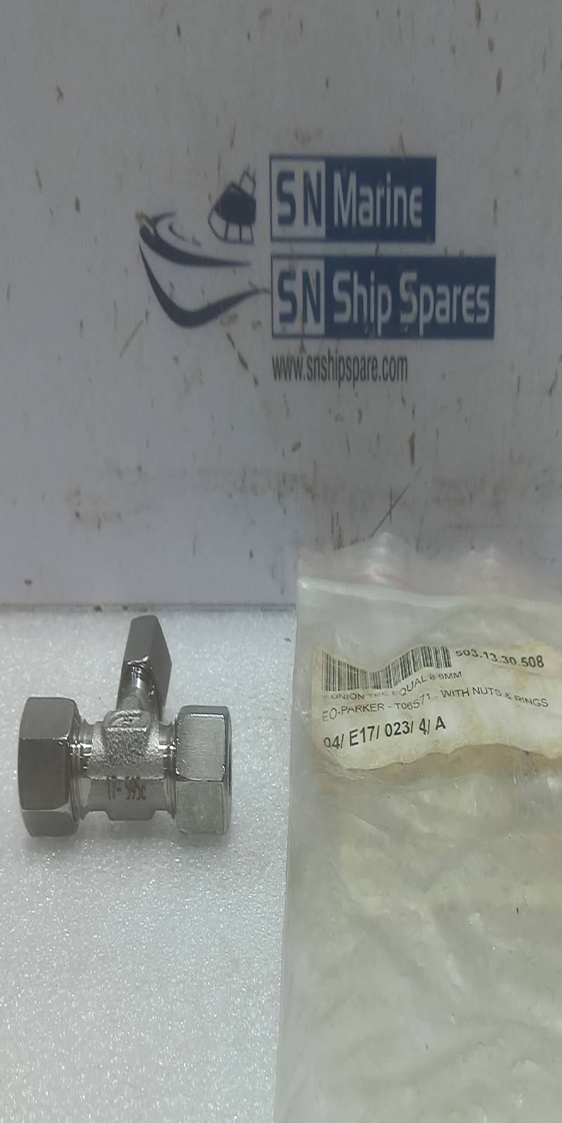 Parker T06S71 T UNION TEE EQUAL 6MM 4PCs In Lot