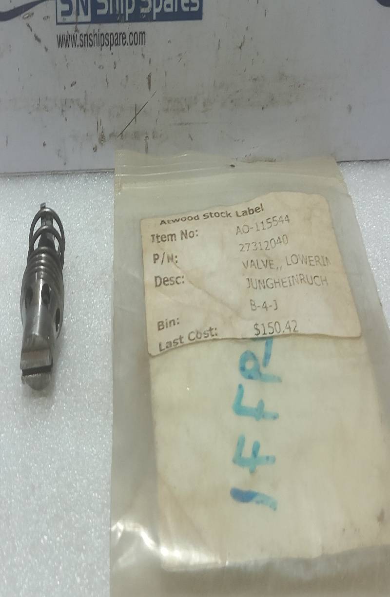 JUNGHEINRICH AG 27312040 Brake Valve AO-115544