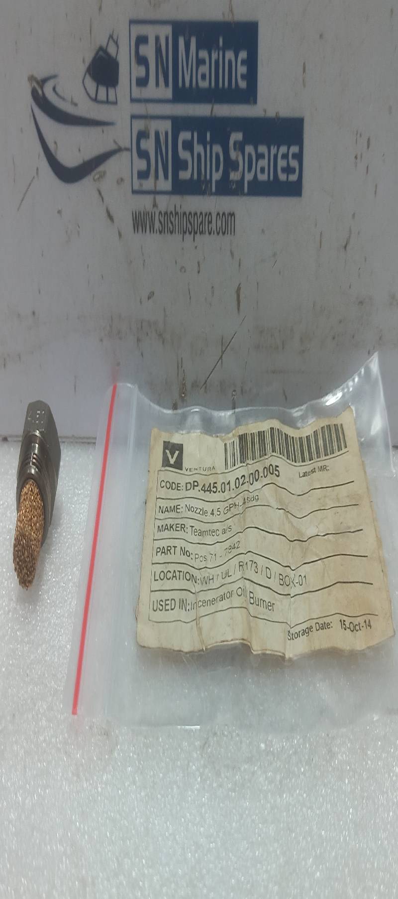 Teamtec a/s 71-7842 Nozzle 4, 5 GPH-45dg 4PCs In Lot