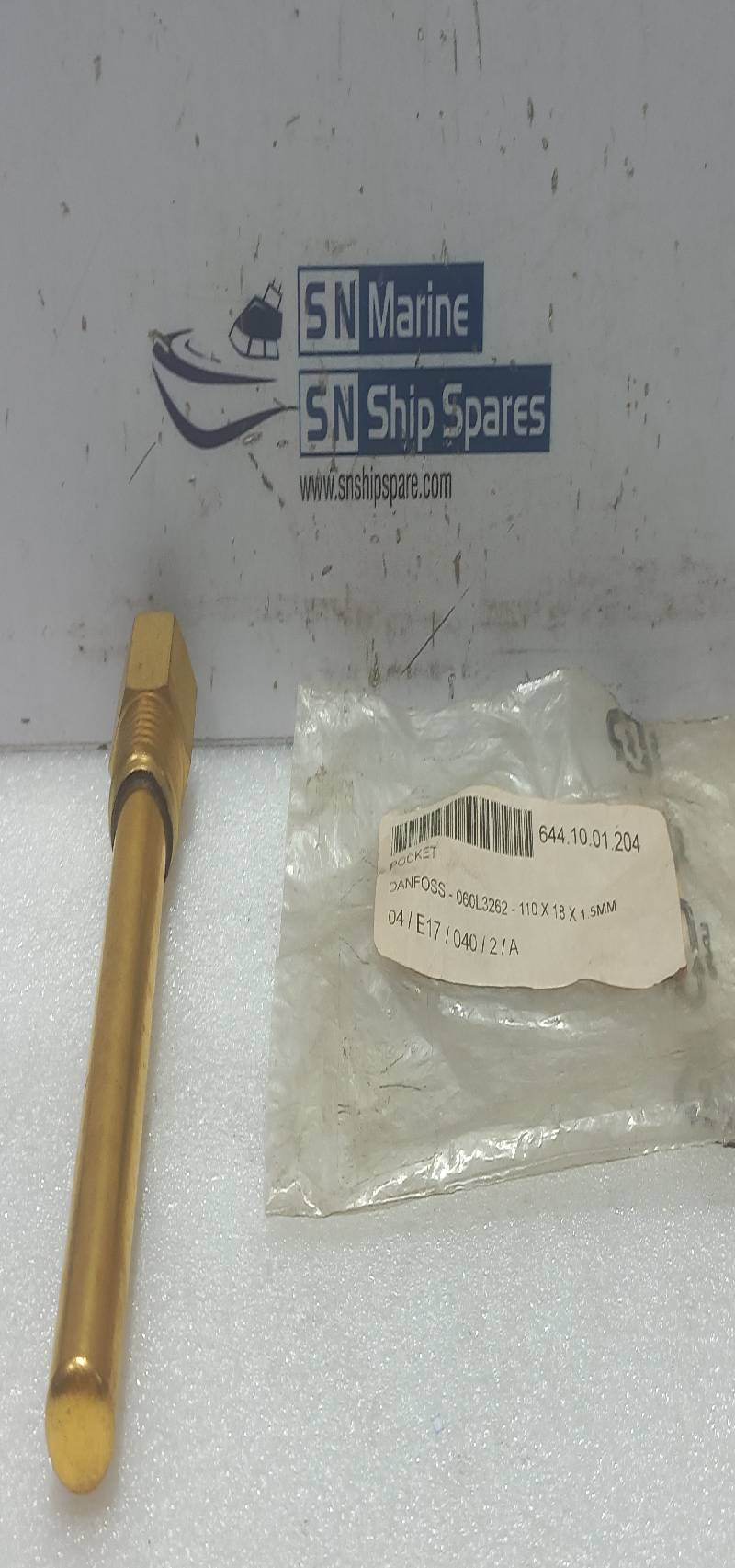 Danfoss 060L3262 Thermostat Pocket 110 x 18 x 1.5MM