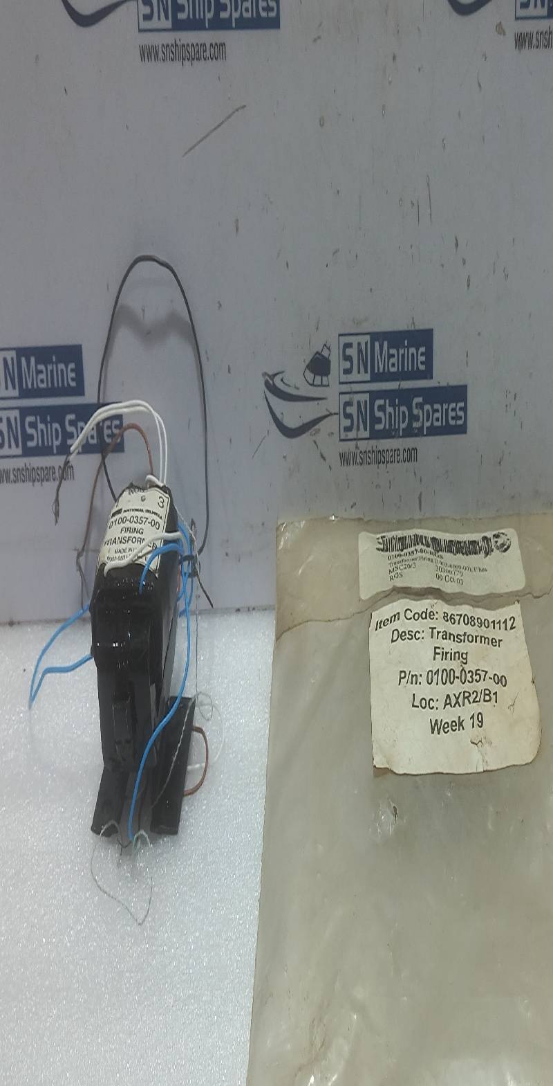 National Oilwell 0100-0357-00 Firing Transformer 0002-0501-136 Rev. E