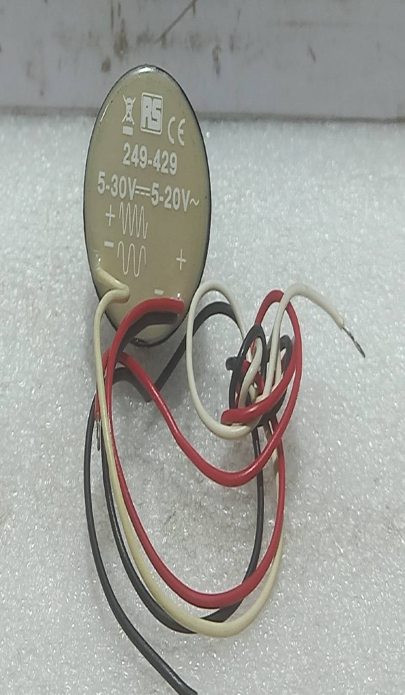 RS Components 249-429 Two Tone Buzzer 5-30Vdc 30A 40V 5PCs In Lot