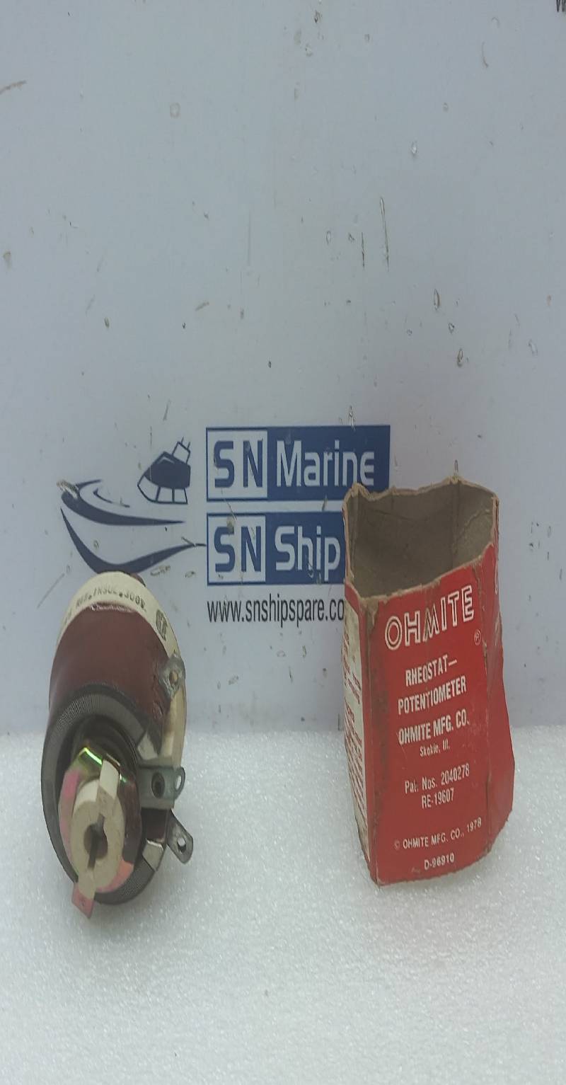 OHMITE 2040278 RHEOSTAT POTENTIOMETER RHS1K0